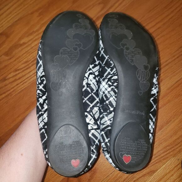 Beautifeel Black plaid flats - Picture 6 of 7